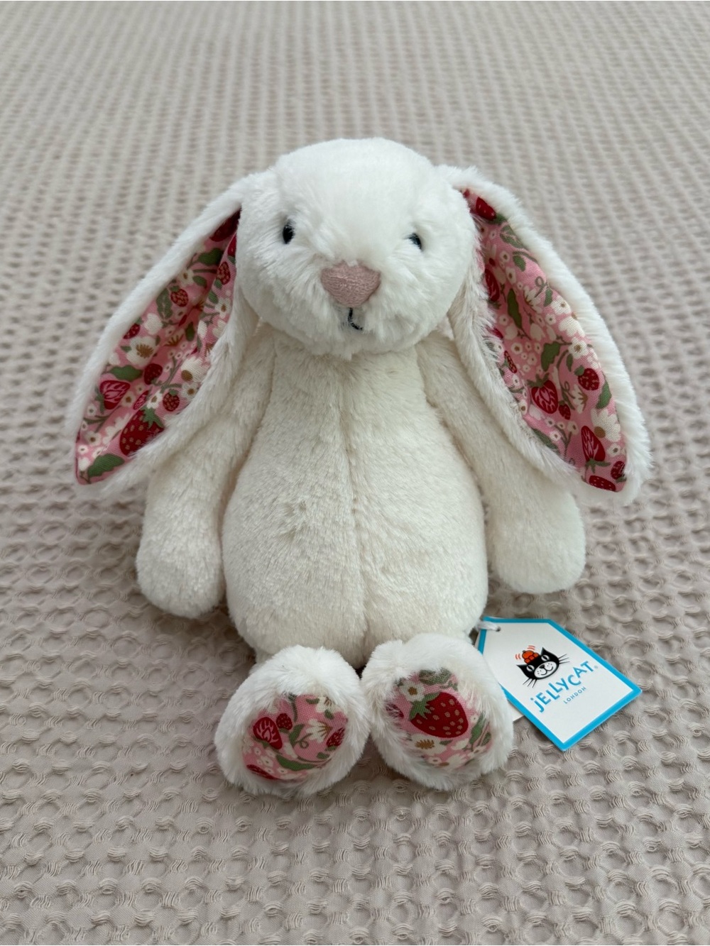 Jellycat Blossom Cream Bunny 'Berry'